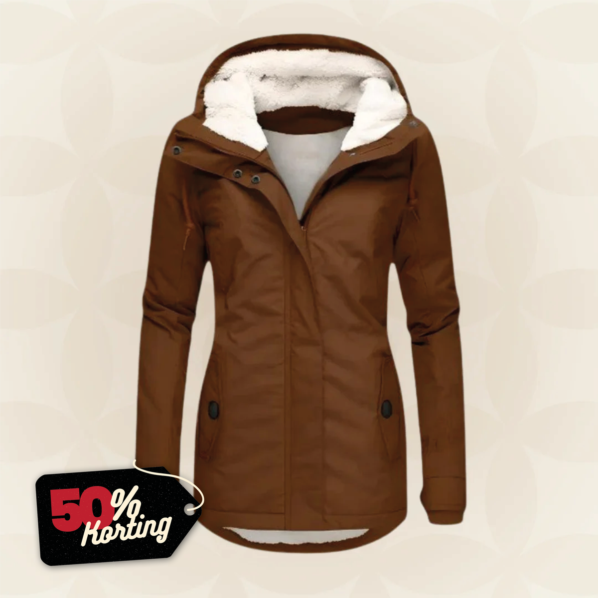 Kirsten - Waterdichte winterjas met capuchon